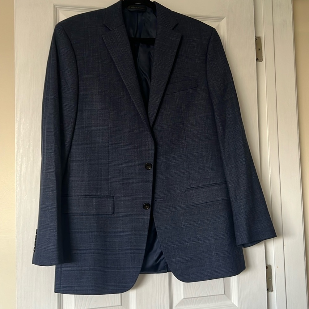 Ralph Lauren Blazer Blue light plaid 40L